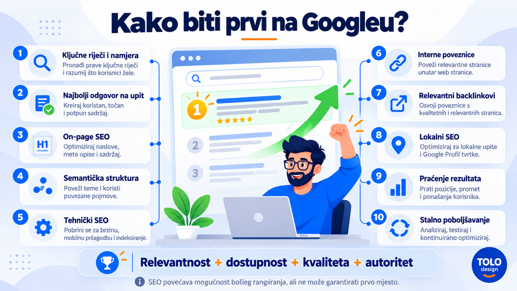 Kako biti prvi na Googleu?